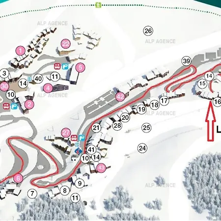 Le Belvedere - 2 Pieces 5 Pers - Le Belvedere - 025be -plagne Villages Mae-1714 شقة